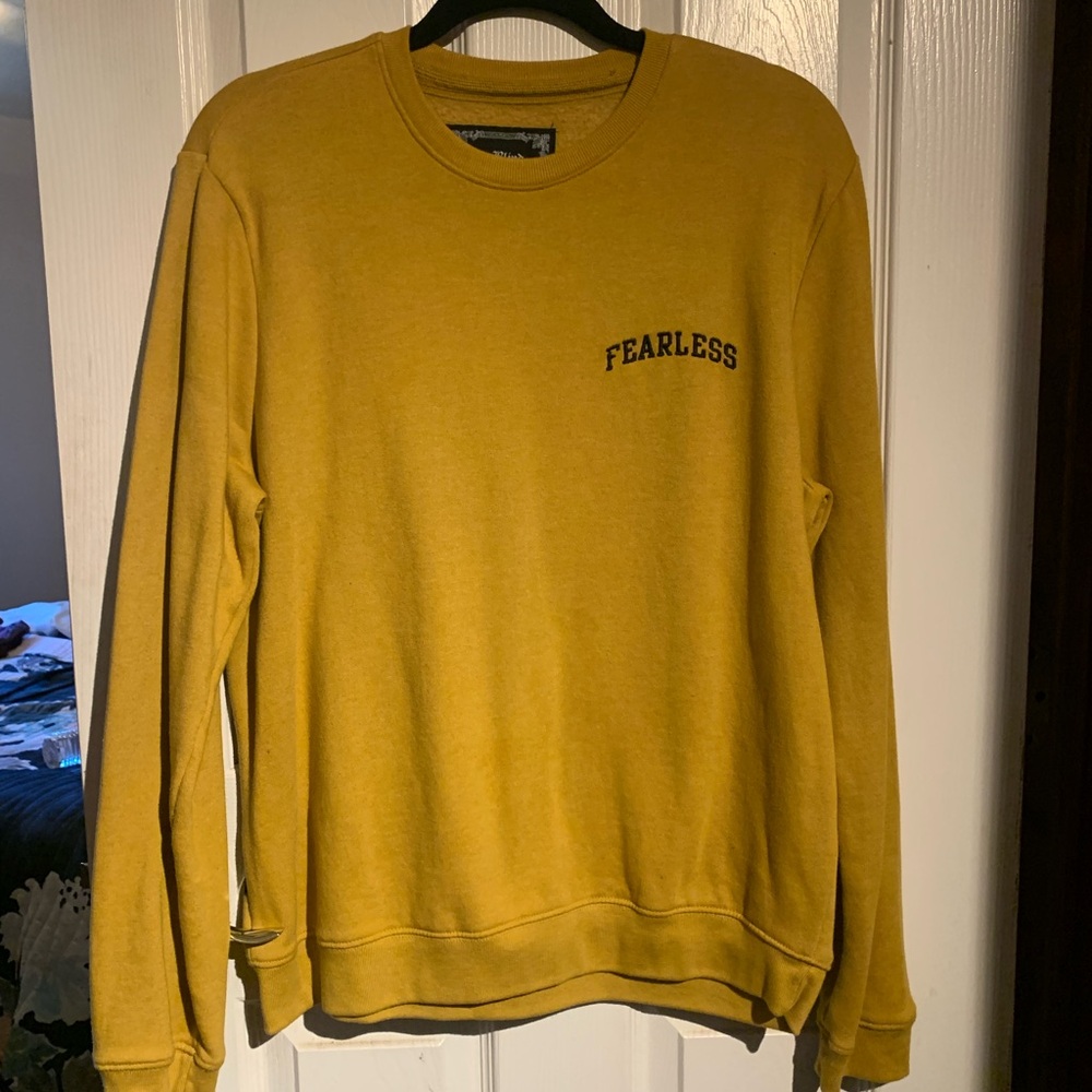 Fearless Mustard Yellow Men's Sweater
